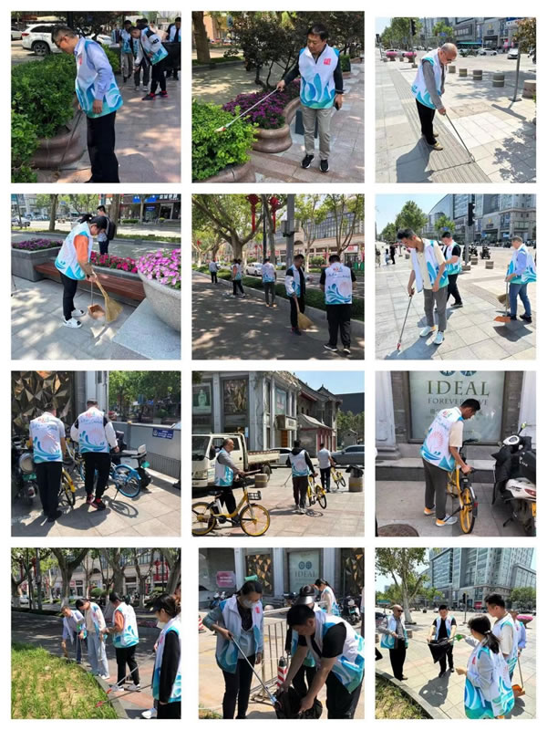 輕工供銷公司組織“黨團(tuán)攜手樹先鋒,共創(chuàng)文明典范城”雙報(bào)到活動